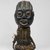 Bamum. <em>Funerary Headdress (Tugunga)</em>, late 19th century. Wood, rattan, pigment, 33 x 14 3/16 x 14 3/16 in. (83.8 x 36 x 36 cm). Brooklyn Museum, Gift of Mrs. Melville W. Hall, 73.36. Creative Commons-BY (Photo: Brooklyn Museum, 73.36_front_PS1.jpg)