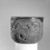 Maya. <em>Bowl</em>, ca. 700-800. Ceramic, pigment (cinnabar?), 4 1/4 × 5 5/8 × 5 5/8 in. (10.8 × 14.3 × 14.3 cm). Brooklyn Museum, 73.7. Creative Commons-BY (Photo: Brooklyn Museum, 73.7_view3_bw.jpg)