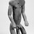 Montol. <em>Standing Male Figure</em>, early 20th century. Wood, 17 1/4 x 6 x 5 in. (43.8 x 15.3 x 12.7 cm). Brooklyn Museum, Gift of Dr. and Mrs. Ernst Anspach, 74.171.1. Creative Commons-BY (Photo: Brooklyn Museum, 74.171.1_threequarterright_bw.jpg)