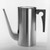 Stelton Lauffer. <em>Coffee Pot and Lid</em>, Denmark, 1967. Brushed stainless steel, 7 7/8 x 3 7/8 x 4 1/16 in. (20 x 9.8 x 10.3 cm). Brooklyn Museum, Gift of Bonniers, Incorporated, 74.192.9a-b. Creative Commons-BY (Photo: Brooklyn Museum, 74.192.9a-b_bw.jpg)