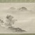Watanabe Shiko (Japanese, 1683-1755). <em>Landscape</em>, 18th century. Hanging scroll, ink on paper, Image: 13 x 17 1/2 in. (33 x 44.5 cm). Brooklyn Museum, Gift of Mrs. Harold G. Henderson in memory of Professor Harold G. Henderson, 74.201.3 (Photo: Brooklyn Museum, 74.201.3_detail_PS2.jpg)
