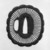  <em>Tsuba (Sword Guard)</em>, 17th century. Brown-black patinated iron, 2 3/4 x 2 3/8 in. (7 x 6 cm). Brooklyn Museum, Gift of Leighton R. Longhi, 74.202.17. Creative Commons-BY (Photo: Brooklyn Museum, 74.202.17_front_bw.jpg)
