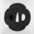  <em>Tsuba (Sword Guard)</em>, 18th century. Brown-patinated iron, 3 x 2 3/4 in. (7.6 x 7 cm). Brooklyn Museum, Gift of Leighton R. Longhi, 74.202.18. Creative Commons-BY (Photo: Brooklyn Museum, 74.202.18_back_bw.jpg)