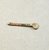 Asante. <em>Spoon</em>. Brass, 7/16 x 2 in. (1.1 x 5.1 cm). Brooklyn Museum, The Franklin H. Williams Collection of Ashanti Brass Weights and Accessory Objects for Weighing Gold, Gift of Mr. and Mrs. Franklin H. Williams, 74.218.6. Creative Commons-BY (Photo: Brooklyn Museum, 74.218.6_back_PS5.jpg)