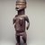 Salampasu. <em>Standing Female Figure (Tulume)</em>, late 19th century. Wood, pigment, 14 3/16 x 4 5/16 x 3 9/16 in. (36 x 11 x 9 cm). Brooklyn Museum, By exchange and Designated Purchase Fund, 74.32. Creative Commons-BY (Photo: Brooklyn Museum, 74.32.jpg)