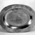Jay Thomas Stauffer (after original by Henry Will). <em>Platter, After Henry Will</em>, 1974 (after original of 1761-1793). Pewter, 1 1/4 x 15 1/4 x 11 5/8 in. (3.2 x 38.7 x 29.5 cm). Brooklyn Museum, Gift of Jay Thomas Stauffer, 74.77. Creative Commons-BY (Photo: Brooklyn Museum, 74.77_bw.jpg)