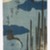 Utagawa Hiroshige (Ando) (Japanese, 1797-1858). <em>Bats Under a Full Moon</em>, ca. 1840. Color woodblock print on paper, 10 x 5in. (25.4 x 12.7cm). Brooklyn Museum, Gift of Robert Sistrunk, 75.123 (Photo: Brooklyn Museum, 75.123_print_IMLS_SL2.jpg)