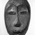 Lega. <em>Maskette (Lukwakongo)</em>, late 19th or early 20th century. Wood, 7 7/8 x 4 7/8 x 2 1/8 in. (20.0 x 12.4 x 5 .5 cm). Brooklyn Museum, Gift of Dr. Ernst Anspach, 75.147.3. Creative Commons-BY (Photo: Brooklyn Museum, 75.147.3_bw.jpg)