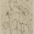 Jackson Pollock (American, 1912-1956). <em>Untitled (No. 3 Series of 7)</em>, 1944-1945. Engraving on paper, sheet: 21 3/8 x 14 7/16 in. (54.3 x 36.7 cm). Brooklyn Museum, Gift of Lee Krasner Pollock, 75.213.3. © artist or artist's estate (Photo: Brooklyn Museum, 75.213.3_PS9.jpg)