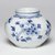  <em>Jar</em>, last half of 19th century. Porcelain with under glaze cobalt painted decoration, Height: 5 15/16 in. (15.1 cm). Brooklyn Museum, Designated Purchase Fund, 76.119. Creative Commons-BY (Photo: , 76.119_PS11.jpg)