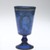  <em>Wine Goblet</em>, mid-19th century. Translucent deep blue glass; free blown and enameled; tooled on the pontil, 5 13/16 x 2 11/16 in. (14.8 x 6.9 cm). Brooklyn Museum, Gift of Mr. and Mrs. Charles K. Wilkinson in honor of Irma L. Fraad, 76.147.4. Creative Commons-BY (Photo: Brooklyn Museum, 76.147.4_side1_PS2.jpg)