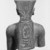  <em>Amun-Re or King Amunhotep III</em>, ca. 1390-1352 B.C.E. Quartzite, 7 11/16 x 5 5/8 x 3 15/16 in. (19.5 x 14.3 x 10 cm). Brooklyn Museum, Charles Edwin Wilbour Fund, 76.39. Creative Commons-BY (Photo: Brooklyn Museum, 76.39_back_NegI_bw_edited_SL3.jpg)