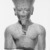  <em>Amun-Re or King Amunhotep III</em>, ca. 1403-1365 B.C.E. Quartzite, 7 11/16 x 5 5/8 x 3 15/16 in. (19.5 x 14.3 x 10 cm). Brooklyn Museum, Charles Edwin Wilbour Fund, 76.39. Creative Commons-BY (Photo: Brooklyn Museum, 76.39_front_NegA_bw_SL3.jpg)