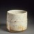 Kitaoji Rosanjin (Japanese, 1883-1959). <em>Cylindrical Vessel</em>, ca. 1955. Stoneware, E-Shino ware, 3 3/4 x 4 1/8 in. (9.5 x 10.5 cm). Brooklyn Museum, Gift of Dr. Hugo Munsterberg, 76.68. Creative Commons-BY (Photo: Brooklyn Museum, 76.68.jpg)