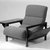 Russel Wright (American, 1904-1976). <em>Armchair "Statton,"</em> Designed 1950; Manufactured ca. 1951. Sycamore, upholstery, 32 1/2 x 29 (width with leaves closed) x 35 1/2 in. (82.6 x 73.7 x 90.2 cm). Brooklyn Museum, Gift of the artist, 76.99.2a-b. Creative Commons-BY (Photo: Brooklyn Museum, 76.99.2_open_bw.jpg)