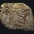  <em>Relief Representation of a Battle Scene</em>, ca. 1336-1327 B.C.E. Sandstone, pigment, 8 11/16 x 10 1/4 x 11/16 in. (22 x 26 x 1.8 cm). Brooklyn Museum, Charles Edwin Wilbour Fund, 77.130. Creative Commons-BY (Photo: Brooklyn Museum, 77.130_SL1.jpg)