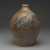 Henry Stockwell for William E. Warner at the Columbia Pottery. <em>Jug</em>, ca. 1831. Stoneware, 11 1/8 x 8 5/8 x 8 3/4 in. (28.3 x 21.9 x 22.2 cm). Brooklyn Museum, Purchased with funds given by Christine V. Ness, H. Randolph Lever Fund, Alfred T. and Caroline S. Zoebisch Fund, and other funds, 77.191.9. Creative Commons-BY (Photo: Brooklyn Museum, 77.191.9_view1_PS2.jpg)