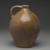 Henry Stockwell for William E. Warner at the Columbia Pottery. <em>Jug</em>, ca. 1831. Stoneware, 11 1/8 x 8 5/8 x 8 3/4 in. (28.3 x 21.9 x 22.2 cm). Brooklyn Museum, Purchased with funds given by Christine V. Ness, H. Randolph Lever Fund, Alfred T. and Caroline S. Zoebisch Fund, and other funds, 77.191.9. Creative Commons-BY (Photo: Brooklyn Museum, 77.191.9_view2_PS2.jpg)