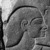  <em>Relief of King Sobekhotep III</em>, ca. 1744-1741 B.C.E. Quartzite, 63 1/2 x 66 x 4 in., 765 lb. (161.3 x 167.6 x 10.2 cm, 347kg). Brooklyn Museum, Charles Edwin Wilbour Fund, 77.194a-c. Creative Commons-BY (Photo: Brooklyn Museum, 77.194_negF_bw_IMLS.jpg)