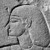  <em>Relief of King Sobekhotep III</em>, ca. 1744-1741 B.C.E. Quartzite, 63 1/2 x 66 x 4 in., 765 lb. (161.3 x 167.6 x 10.2 cm, 347kg). Brooklyn Museum, Charles Edwin Wilbour Fund, 77.194a-c. Creative Commons-BY (Photo: Brooklyn Museum, 77.194_negG_bw_IMLS.jpg)