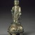  <em>Buddha</em>, 8th century. Gilt bronze, 2 7/8 x 1 3/8 in.  (7.3 x 3.5 cm). Brooklyn Museum, Gift of Dr. and Mrs. George Liberman, 77.261. Creative Commons-BY (Photo: Brooklyn Museum, 77.261.jpg)