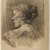 Minerva Josephine Chapman (American, 1858-1947). <em>Woman in Profile</em>, n.d. Charcoal on cream, medium-weight, moderately textured laid paper with two watermarks, Sheet: 22 1/8 x 16 3/4 in. (56.2 x 42.5 cm). Brooklyn Museum, Gift of Mr. and Mrs. Morse G. Dial, Jr., 77.272. © artist or artist's estate (Photo: Brooklyn Museum, 77.272_IMLS_PS4.jpg)