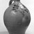 George Lent (Hill Street Pottery, Troy, NY). <em>Jug</em>, ca. 1820. Salt-glazed earthenware, 11 1/4 x 4 7/8 in. (28.6 x 12.4 cm). Brooklyn Museum, Gift of Allison C. Paulsen in memory of Arthur W. Clement, 77.45.7. Creative Commons-BY (Photo: Brooklyn Museum, 77.45.7_bw.jpg)