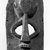 Dogon. <em>Mask of Hunter with Bulbous Forehead</em>, late 19th or early 20th century. Wood, 13 1/4 x 6 1/2 x 6 1/2 in. (33.6 x 16.5 x 16.5 cm). Brooklyn Museum, Gift of Mr. and Mrs. J. Gordon Douglas III, 78.115.1. Creative Commons-BY (Photo: Brooklyn Museum, 78.115.1_bw.jpg)