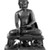  <em>Seated Buddha Shakyamuni</em>, 12th century. Bronze, silver inlay, Height: 11 1/2 in. (29.2 cm). Brooklyn Museum, Gift of Gustave Schindler, 78.147. Creative Commons-BY (Photo: Brooklyn Museum, 78.147_bw.jpg)