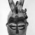 Edo. <em>Ekpo Face Mask with Two Horns and Birds</em>, late 19th or early 20th century. Wood, pigment, glass mirror, metal, 13 x 6 1/4 x 4 in. (33.0 x 15.8 x 10.2 cm). Brooklyn Museum, Gift of Dr. and Mrs. Abbott A. Lippman, 78.178.3. Creative Commons-BY (Photo: Brooklyn Museum, 78.178.3_bw.jpg)