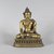  <em>Seated Buddha</em>, 15th century. Gilt bronze, 8 1/2 x 7 1/8 x 4 in. (21.6 x 18.1 x 10.2 cm). Brooklyn Museum, Gift of Jeffrey Kossak, 78.255.2. Creative Commons-BY (Photo: Brooklyn Museum, 78.255.2_PS5.jpg)