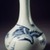  <em>Bottle</em>, last half of 19th century. Porcelain with under glaze cobalt blue decoration, Height: 7 1/2 in. (19 cm). Brooklyn Museum, Gift of Mr. and Mrs. Robert L. Poster, 78.260.2. Creative Commons-BY (Photo: Brooklyn Museum, 78.260.2.jpg)