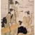Torii Kiyonaga (Japanese, 1752-1815). <em>A Party in an Open Room Overlooking a Garden, from the series Contest of Contemporary Beauties of the Pleasure Quarters</em>, ca. 1783-1784. Color woodblock print on paper, 15 x 10 in. (48.0 x 25.5cm). Brooklyn Museum, Gift of Dr. and Mrs. Maurice H. Cottle, 79.253.4 (Photo: Brooklyn Museum, 79.253.4_IMLS_SL2.jpg)