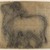 Indian. <em>Cow with Her Young</em>, ca. 1820. Ink on paper, pounced for transfer, sheet: 19 1/2 x 21 5/8 in.  (49.5 x 54.9 cm). Brooklyn Museum, Gift of Marilyn W. Grounds, 79.260.4 (Photo: Brooklyn Museum, 79.260.4_IMLS_PS4.jpg)
