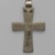 Amhara. <em>Pendant Cross</em>, 19th or 20th century. Silver, 1 7/8 x 1 3/16 in. (4.8 x 3.0 cm). Brooklyn Museum, Gift of George V. Corinaldi Jr., 79.72.14. Creative Commons-BY (Photo: Brooklyn Museum, 79.72.14_back_PS6.jpg)