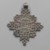 Amhara. <em>Pendant Cross</em>, 19th or 20th century. Silver, 2 x 1 3/4 in. (5.0 x 4.4 cm). Brooklyn Museum, Gift of George V. Corinaldi Jr., 79.72.18. Creative Commons-BY (Photo: Brooklyn Museum, 79.72.18_back_PS6.jpg)