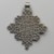 Amhara. <em>Pendant Cross</em>, 19th or 20th century. Silver, 2 x 1 3/4 in. (5.0 x 4.4 cm). Brooklyn Museum, Gift of George V. Corinaldi Jr., 79.72.18. Creative Commons-BY (Photo: Brooklyn Museum, 79.72.18_front_PS6.jpg)