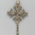 Amhara. <em>Pendant Cross with Ear Cleaner Extension</em>, 19th or 20th century. Silver, 2 1/2 x 1 1/2 in. (6.3 x 3.8 cm). Brooklyn Museum, Gift of George V. Corinaldi Jr., 79.72.3. Creative Commons-BY (Photo: Brooklyn Museum, 79.72.3_back_PS6.jpg)