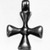 Amhara. <em>Pendant Cross</em>, 19th or 20th century. Silver, 1 1/4 x 7/8 in. (3.2 x 2.3 cm). Brooklyn Museum, Gift of George V. Corinaldi Jr., 79.72.8. Creative Commons-BY (Photo: Brooklyn Museum, 79.72.8_bw.jpg)