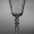 Libbey Glass Company (founded 1888). <em>Water Goblet</em>, ca. 1933. Cut and engraved crystal, 3 in. (7.6 cm). Brooklyn Museum, Gift of Mrs. Homer Kripke, 79.78.1. Creative Commons-BY (Photo: Brooklyn Museum, 79.78.1_bw.jpg)