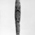  <em>Miniature Totem Charm</em>, possibly late 20th century. Bone, L 9 1/4 "  W. 1 3/8". Brooklyn Museum, Gift of Cynthia Hazen Polsky, 80.98.5. Creative Commons-BY (Photo: Brooklyn Museum, 80.98.5_bw.jpg)