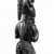 Yorùbá. <em>Kneeling Figure (Eshu-Elegba)</em>, late 19th or early 20th century. Wood, h: 11 in. (28.0 cm). Brooklyn Museum, Gift of Dr. and Mrs. Joel Hoffman, 81.102. Creative Commons-BY (Photo: Brooklyn Museum, 81.102_back_bw.jpg)