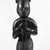 Yorùbá. <em>Kneeling Figure (Eshu-Elegba)</em>, late 19th or early 20th century. Wood, h: 11 in. (28.0 cm). Brooklyn Museum, Gift of Dr. and Mrs. Joel Hoffman, 81.102. Creative Commons-BY (Photo: Brooklyn Museum, 81.102_front_bw.jpg)