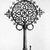 Amhara. <em>Processional Cross (qäqwami mäsqäl)</em>, 19th or 20th century. Copper alloy, 16 1/2 x 10 3/4 in. (42.0 x 27.4 cm). Brooklyn Museum, Gift of George V. Corinaldi Jr., 81.163.1. Creative Commons-BY (Photo: Brooklyn Museum, 81.163.1_bw.jpg)