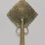 Amhara artist. <em>Processional Cross (qäqwami mäsqäl)</em>, late 15th or early 16th century. Copper alloy, 11 1/2 x 7 3/16 in. (29.0 x 18.3 cm). Brooklyn Museum, Gift of George V. Corinaldi Jr., 81.163.2. Creative Commons-BY (Photo: , 81.163.2_front_PS9.jpg)