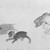  <em>Boar, Bear, and Boy</em>, late 19th century. Brush sketch, ink on paper, Image: 9 3/8 x 14 1/2 in. (23.8 x 36.8 cm). Brooklyn Museum, Gift of Dr. Jack Hentel, 81.204.19 (Photo: Brooklyn Museum, 81.204.19_bw_IMLS.jpg)