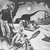 Thomas Hart Benton (American, 1889-1975). <em>Huck Finn</em>, 1936. Lithograph, Sheet: 20 1/8 x 24 in. (51.1 x 61 cm). Brooklyn Museum, Gift of Dr. and Mrs. Theodore Kamholtz, 81.261.1 (Photo: Brooklyn Museum, 81.261.1_bw.jpg)