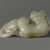  <em>Tiger and Cub</em>, late 18th-early 19th century. Nephrite jade, 5.8 x 9.4 cm. Brooklyn Museum, Bequest of Dr. Grace McLean Abbate, 81.35.2. Creative Commons-BY (Photo: Brooklyn Museum, 81.35.2_front_PS4.jpg)