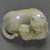  <em>Tiger and Cub</em>, late 18th-early 19th century. Nephrite jade, 5.8 x 9.4 cm. Brooklyn Museum, Bequest of Dr. Grace McLean Abbate, 81.35.2. Creative Commons-BY (Photo: Brooklyn Museum, 81.35.2_top_PS4.jpg)