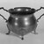  <em>Sugar Bowl</em>, ca. 1930. Pewter, 2 3/4 x 5 x 2 5/8 in. (7.0 x 12.7 x 6.7 cm). Brooklyn Museum, Gift of Fred Tannery, 82.112.14. Creative Commons-BY (Photo: Brooklyn Museum, 82.112.14_bw.jpg)